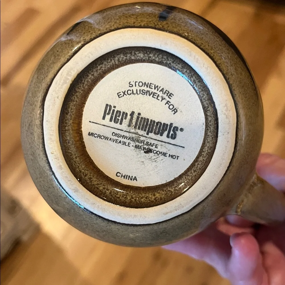 Pier 1 Stoneware Coffee Mug